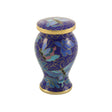 Etienne Keepsake blue butterfly cloisonne cremation urn keepsake