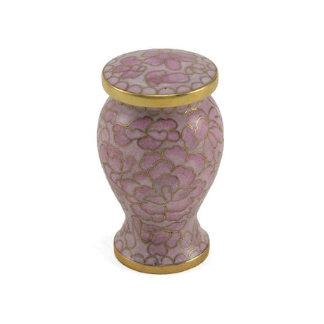 Etienne Rose Cloisonné Cremation Keepsake