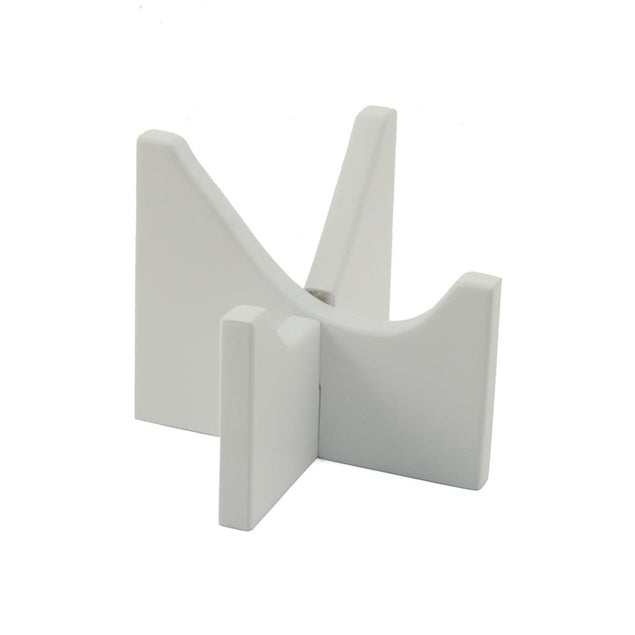 White heart display stand