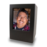 Large Photo Cremation Urn - Graphite