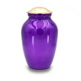 Deep Purple Cremation Urn - 125 cubic inch