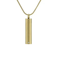 Bronze cylinder cremation urn keepsake pendant jewelry
