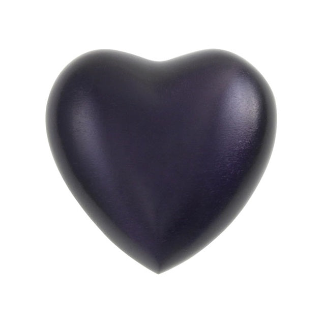 Purple Monterey Bronze Keepsake Heart