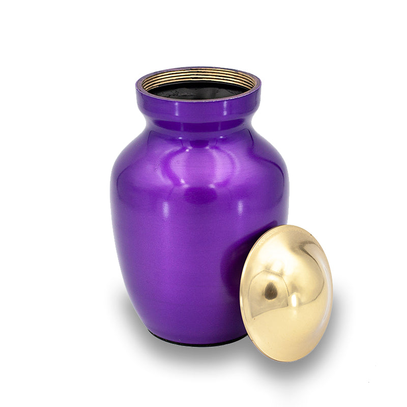 Deep Purple Cremation Urn - 45 cubic inch