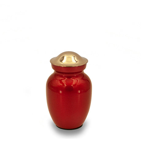 Deep Red Cremation Urn - 25 cubic inch