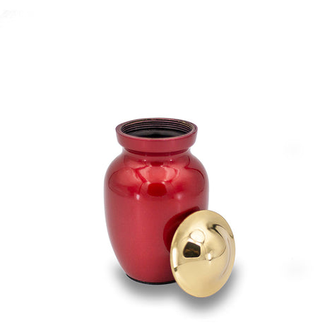 Deep Red Cremation Urn - 25 cubic inch