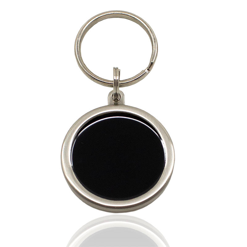 The Black Pet Collar Tag/Keychain