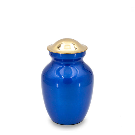 Ocean blue cremation urn 45