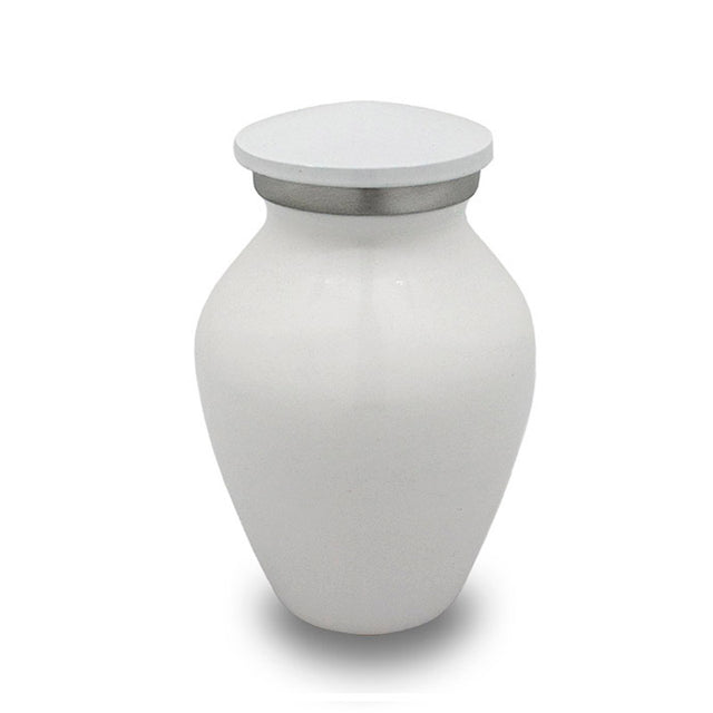 White Cremation Urn Keepsake