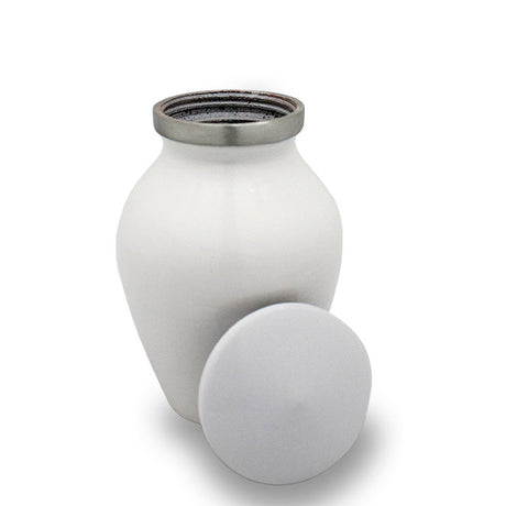 Ice White Cremation Keepsake Urn