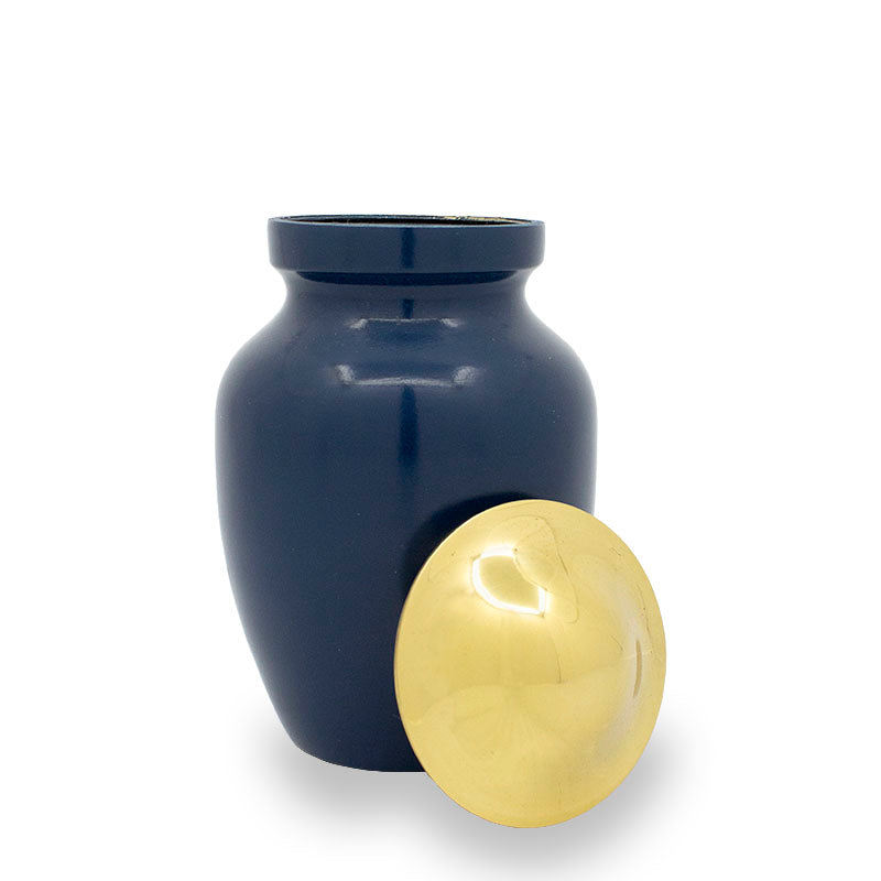 Navy Blue Cremation Urn - 25 cubic inch