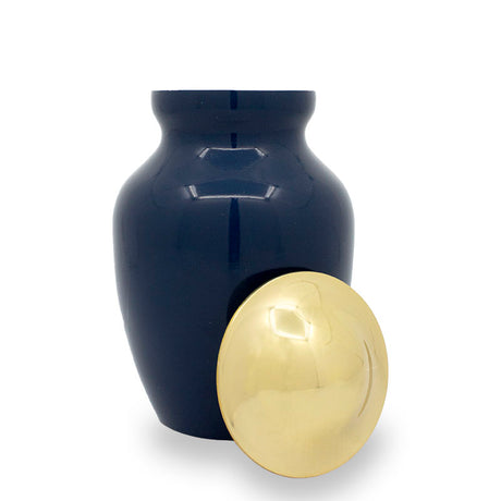 Navy Blue Cremation Urn - 45 cubic inch