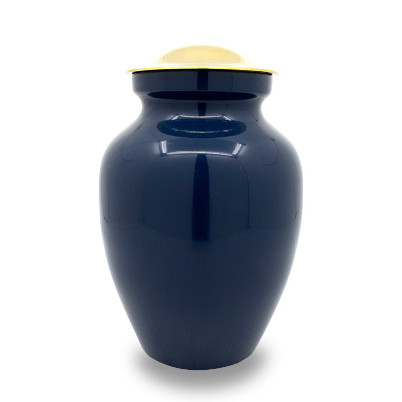Navy Blue Cremation Urn - 85 cubic inch