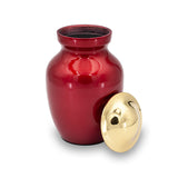 Deep Red Cremation Urn - 45 cubic inch