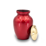 Deep Red Cremation Urn - 85 cubic inch