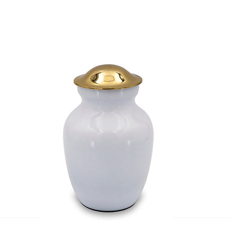 Ice White Cremation Urn - 45 cubic inch