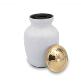 Ice White Cremation Urn - 45 cubic inch