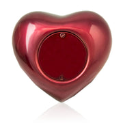 Arielle Heart Urn - Ruby Red