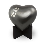Arielle Heart Pet Urns - Slate