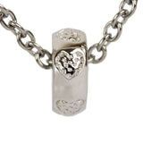 Heart Cremation Charm Bead - Sterling Silver