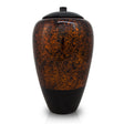 Tall Bamboo Cremation Urn- Amber