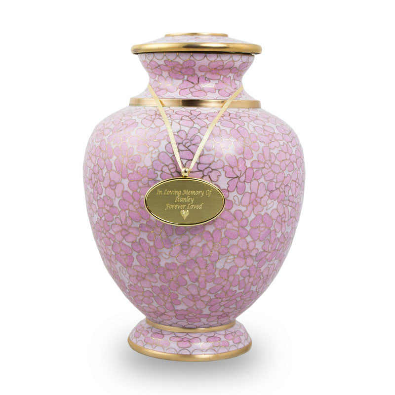 Essence Rose Cremation Urn - Cloisonné