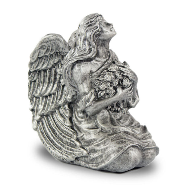 Serenity Angel Cremation Keepsake - Pewter