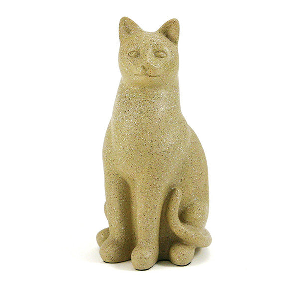 Grand Cat Cremation Urn - Fawn