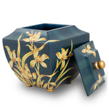 Indigo Orchid Cremation Urn - Large