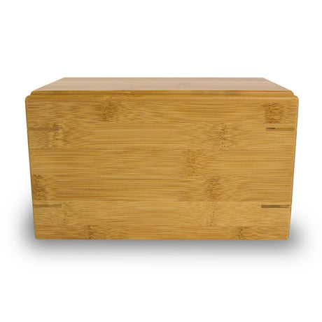 Pet Cremation Urn Bamboo Box - Large