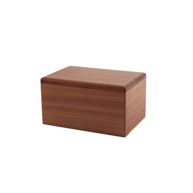 Natural Cedar Box Urn 45 cubic inches - CASE OF 16