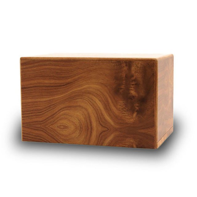 Adoration Cremation Urn Box 125 cubic inch - Natural