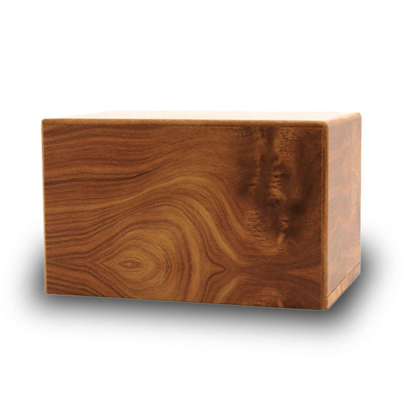 Adoration Cremation Urn Box 125 cubic inch - Natural