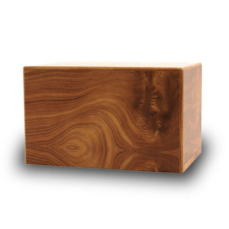 Adoration Cremation Urn Box 125 cubic inch - Natural