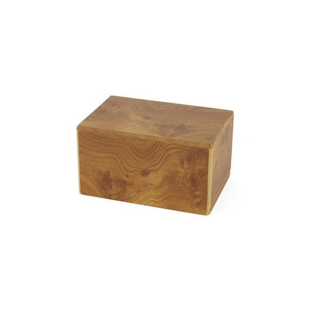 Adoration Cremation Urn Box 45 cubic inch - Natural
