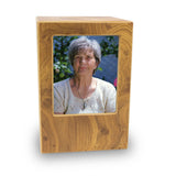 Photo Cremation Urn - Natural