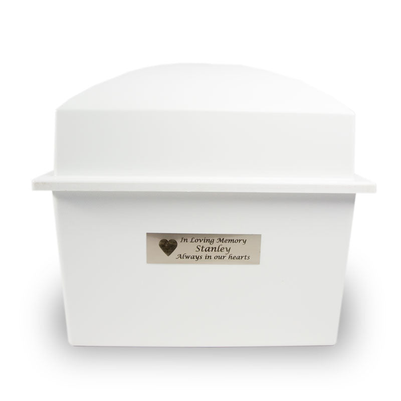 Pearl Finish Cremation Urn Vault - Double