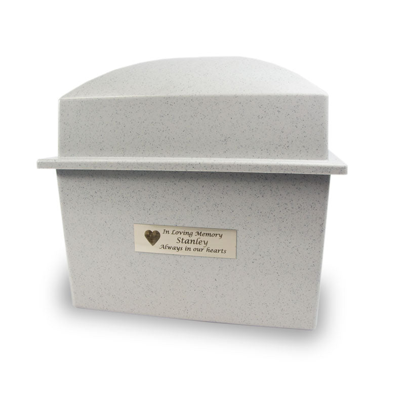 Granite Finish Cremation Urn Vault - Double