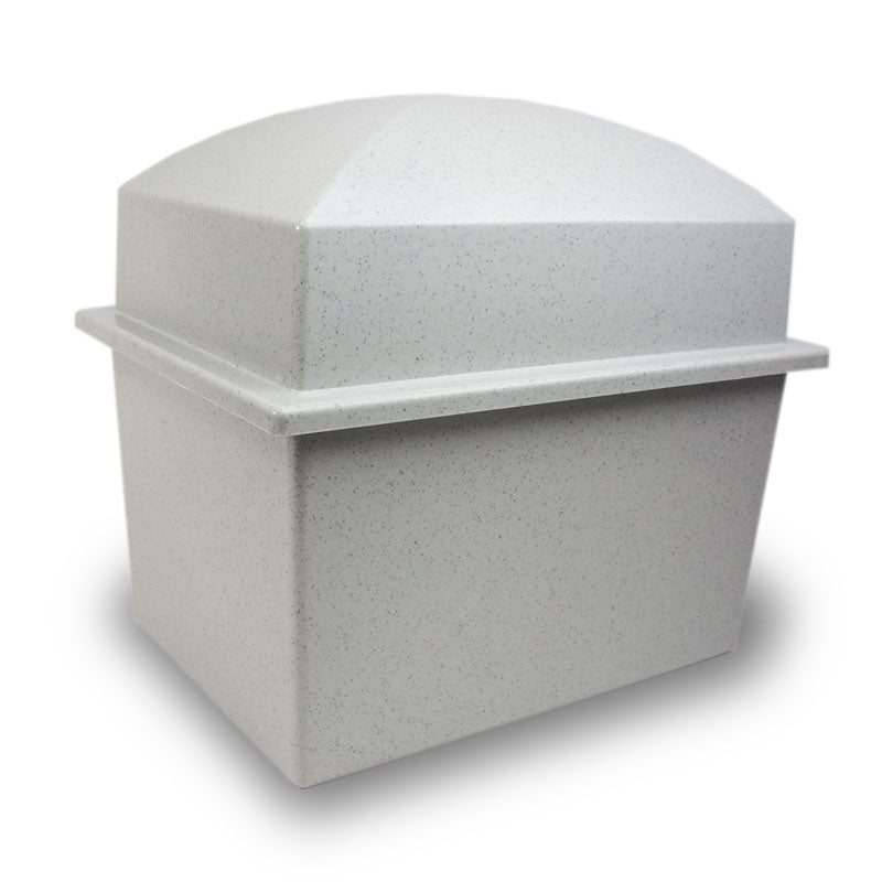 Granite Finish Cremation Urn Vault - Double