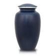 Two-Tone Dark Blue Classic Cremation Urn