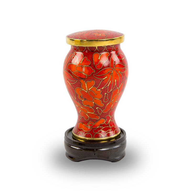 Etienne Cremation Keepsake Urn - Autumn Leaves