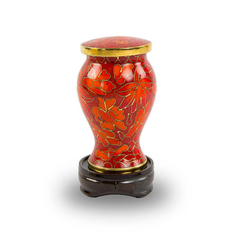 Etienne Cremation Keepsake Urn - Autumn Leaves