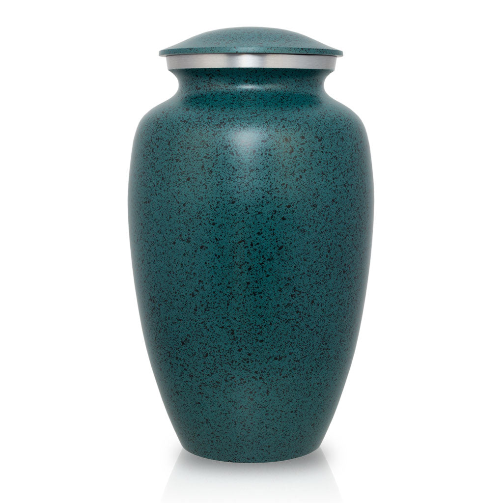 Two-Tone Green Classic Cremation Urn