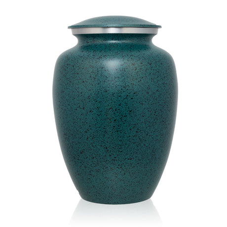 Two-Tone Green Classic Cremation Urn - Medium