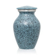 Two-Tone Light Blue Classic Cremation Urn - Keepsake