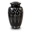 Garland Drop Cremation Urn - Black