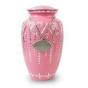 Garland Drop Cremation Urn - Pink