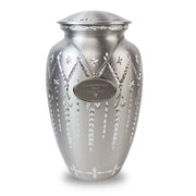 Garland Drop Cremation Urn - Pewter