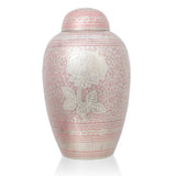 Large Shimmering Rose Cremation Urn