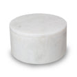 Taj Mahal Marble Cremation Urn Circular Keepsake Box - Small